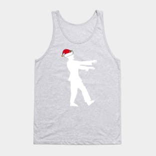 Funny Christmas Zombie Tank Top